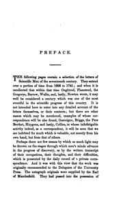 Front cover of Correspondence of scientific men of the seventeenth century by Stephen Peter Rigaud