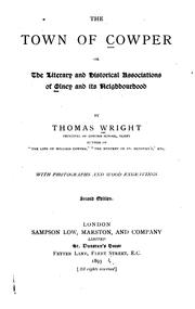 Cover of The town of Cowper by Wright, Thomas
