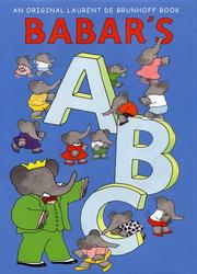 Cover of Babar's ABC by Laurent de Brunhoff