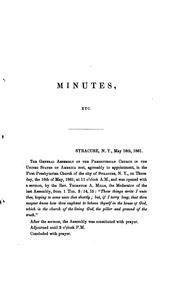 Front cover of Minutes by Evangelical Lutheran Synod of Georgia