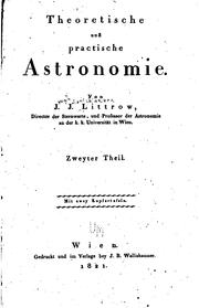Cover of Theoretische und practische Astronomie by J. J. Littrow