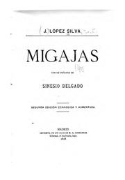 Cover of Migajas by José López Silva