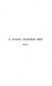 Cover of Ibis by Ovid