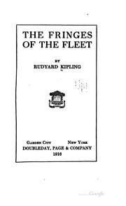 Front cover of The  fringes of the fleet by Rudyard Kipling