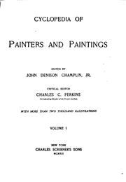 Front cover of Cyclopedia of Painters and Paintings by John Denison Champlin