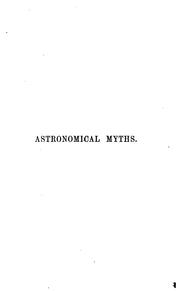 Cover of Astronomical myths by J. F. Blake