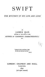 Cover of Swift by Hay, James