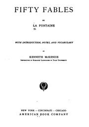 Front cover of Fifty fables by La Fontaine by Jean de La Fontaine