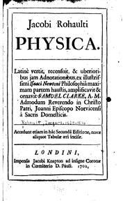 Cover of Traité de physique by Jacques Rohault