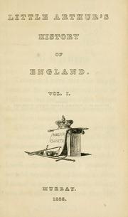 Front cover of Little Arthur's history of England by Maria Callcott