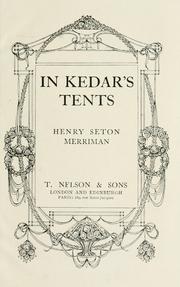 Front cover of In Kedar's tents by Hugh Stowell Scott