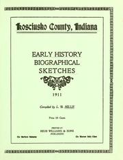 Cover of Kosciusko County, Indiana by L. B. Hillis