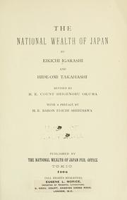 Front cover of The national wealth of Japan by Eikichi Igarashi