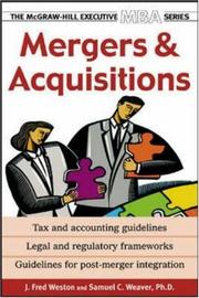 Front cover of Mergers and acquisitions by J. Fred Weston