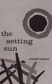 Cover of The setting sun by 太宰 治