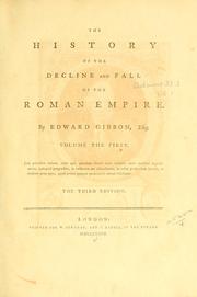 Cover of History of the Decline and Fall of the Roman Empire Complete and Unabridged by Edward Gibbon