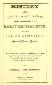 Front cover of History of Jewell County, Kansas by M. Winsor