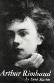 Cover of Arthur Rimbaud by Enid Starkie