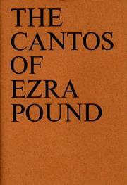 Cover of Cantos by Ezra Pound