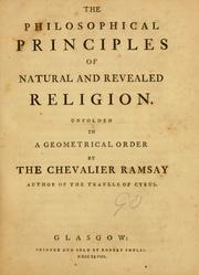 Cover of The philosophical principles of natural and revealed religion by Ramsay Chevalier