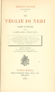 Front cover of Le veglie di Neri by Renato Fucini
