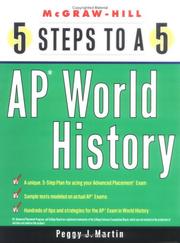 Front cover of AP world history by Peggy J. Martin