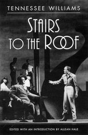 Front cover of Stairs to the roof by Tennessee Williams