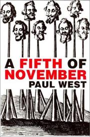 Front cover of A Fifth of November by Paul West