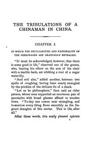 Front cover of The tribulations of a Chinaman in China by Jules Verne