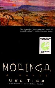 Cover of Morenga by Uwe Timm
