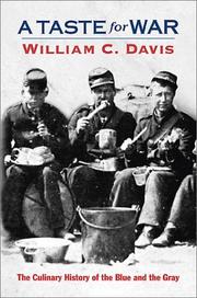 Cover of A taste for war by William C. Davis