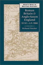 Front cover of Who's who in Roman Britain and Anglo-Saxon England by R. A. Fletcher