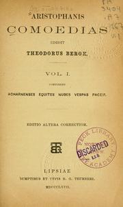 Front cover of Aristophanis Comoedias by Aristophanes