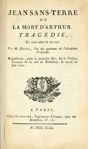 Front cover of Jean Sans-terre by Jean-François Ducis