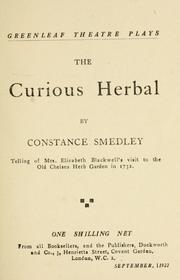 Front cover of The curious herbal by Anne Constance Smedley Armfield