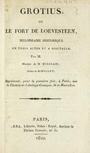 Cover of Grotius by Dumaniant, Antoine Jean Bourlin, called
