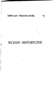 Cover of Wczasy historyczne by Szymon Askenazy