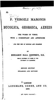 Front cover of Bucolica, Georgica, Aeneis by Publius Vergilius Maro