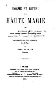 Cover of Dogme et rituel de la haute magie by Eliphas Lévi