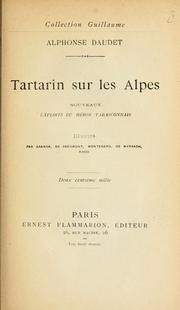 Front cover of Tartarin sur les Alpes by Alphonse Daudet
