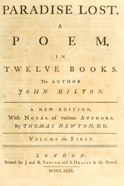 Cover of Paradise Lost by John Milton