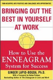 Front cover of Bringing Out the Best in Yourself at Work by Ginger Lapid-Bogda