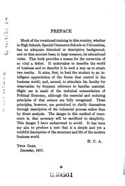 Front cover of Description of Industry: An Introduction to Economics by Henry Carter Adams