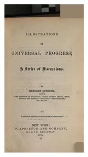 Front cover of Illustrations of Universal Progress: A Series of Discussions by Herbert Spencer