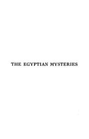 Front cover of Theurgia, Or, The Egyptian Mysteries by Iamblichus