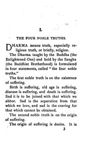 Front cover of The Dharma, Or The Religion of Enlightenment: An Exposition of Buddhism by Paul Carus