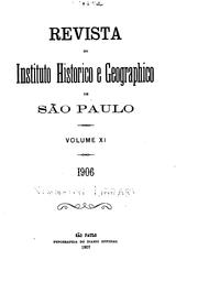 Front cover of Revista by Instituto Histórico e Geográfico de São Paulo