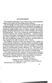Front cover of Bulletin - United States National Museum by United States