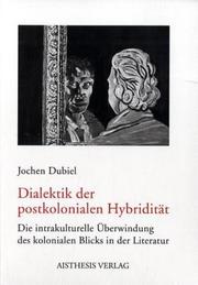 Cover of Dialektik der postkolonialen Hybridität by Jochen Dubiel