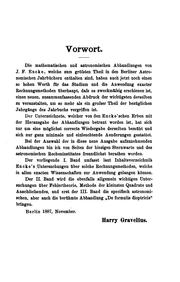 Cover of Gesammelte mathematische und astronomische Abhandlungen by Johann Franz Encke